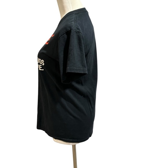 Black D.A.R.E. Graphic T-Shirt S - Picture 4 of 5